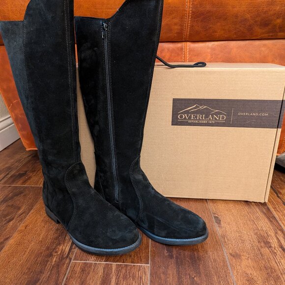 Overland Women's Jaydon Wool-Lined Suede Leather Boots - Picture 1 of 12